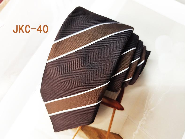 Handmade JK Uniform Tie for Boys & Girls - 7cm Striped Jacquard Fashion Accessory