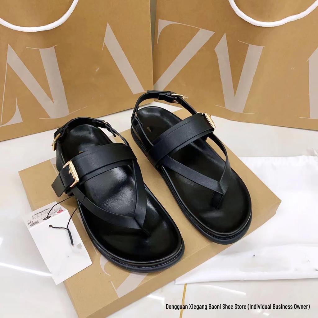 2025 Spring/Summer Non-Slip Breathable Flat Sandals - Versatile, Comfortable African Style Women's Shoes