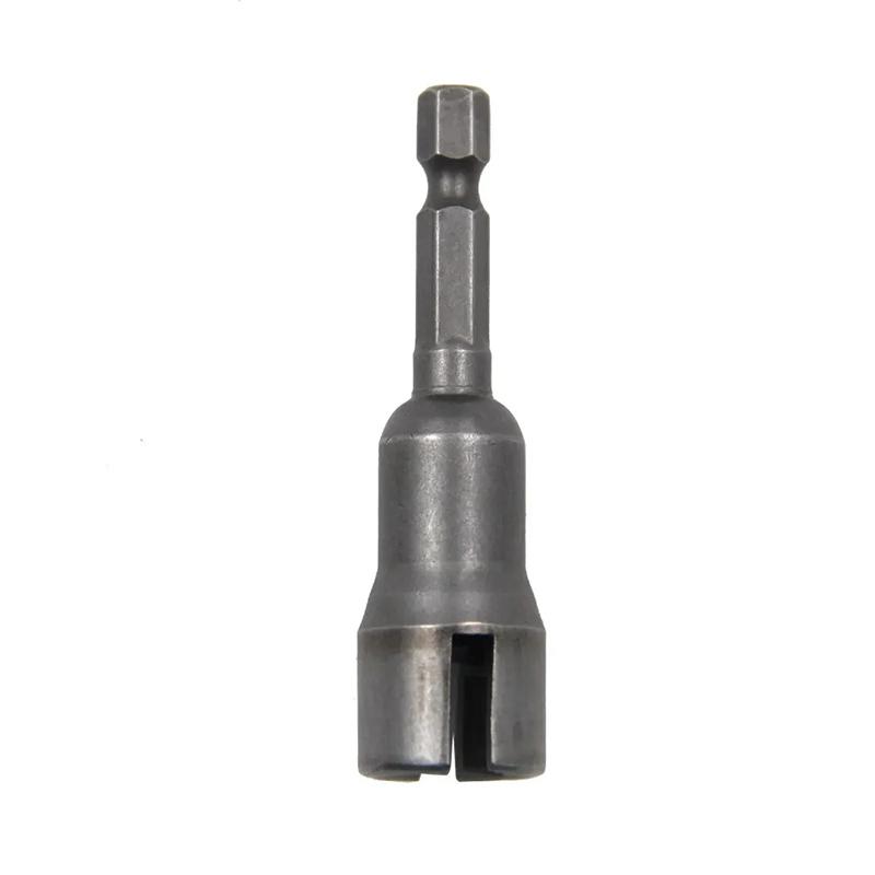 With 65mm Hexagonal Handle for Electric Screwdriver Natural Slotted Butterfly Hole Socket Wrench Wing Nut Socket Tool