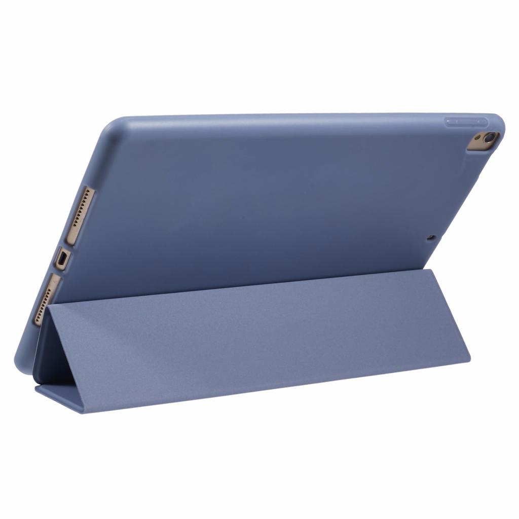 For iPad 10.2 (2021)/(2019)/(2020)/Pro 10.5-inch (2017) Case Tri-Fold Stand PU Leather+TPU Tablet Cover