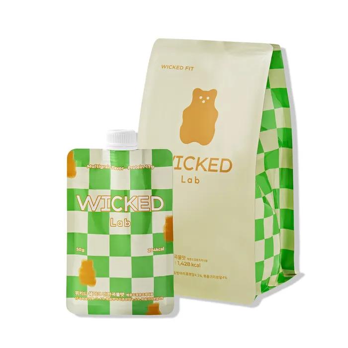 Wicked Diet Shake Dark Grain Flavor 4 Week Plan (28 Pack)