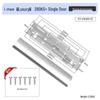 KOB L-shaped Magnetic Lock Bracket with Protective Cover for 280kg Wood Door Iron Block