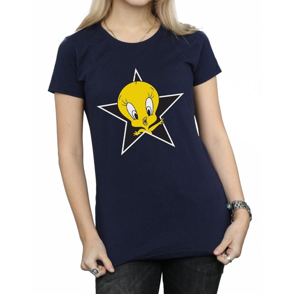 Looney Tunes Womens/Ladies Tweety Pie Star Cotton T-Shirt