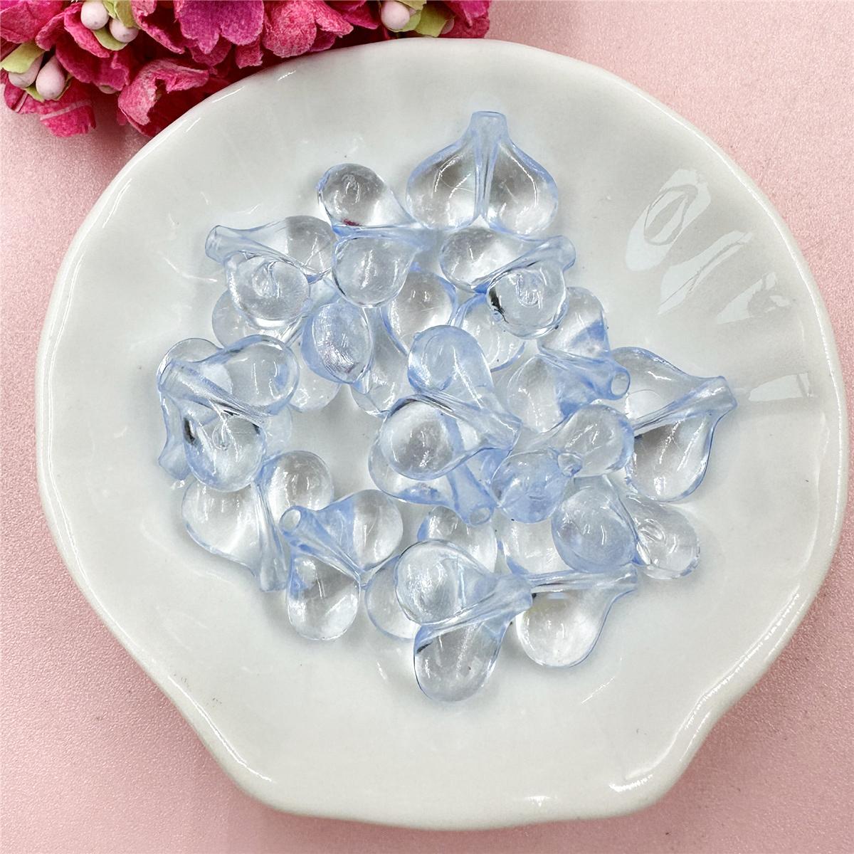 

для изготовления ювелирных изделий свободные бусины 20 шт. акриловая цепочка для телефона 12,5*14,5 мм браслет-ожерелье с бисером фурнитура «сделай сам» прозрачное сердце ручной работы синий