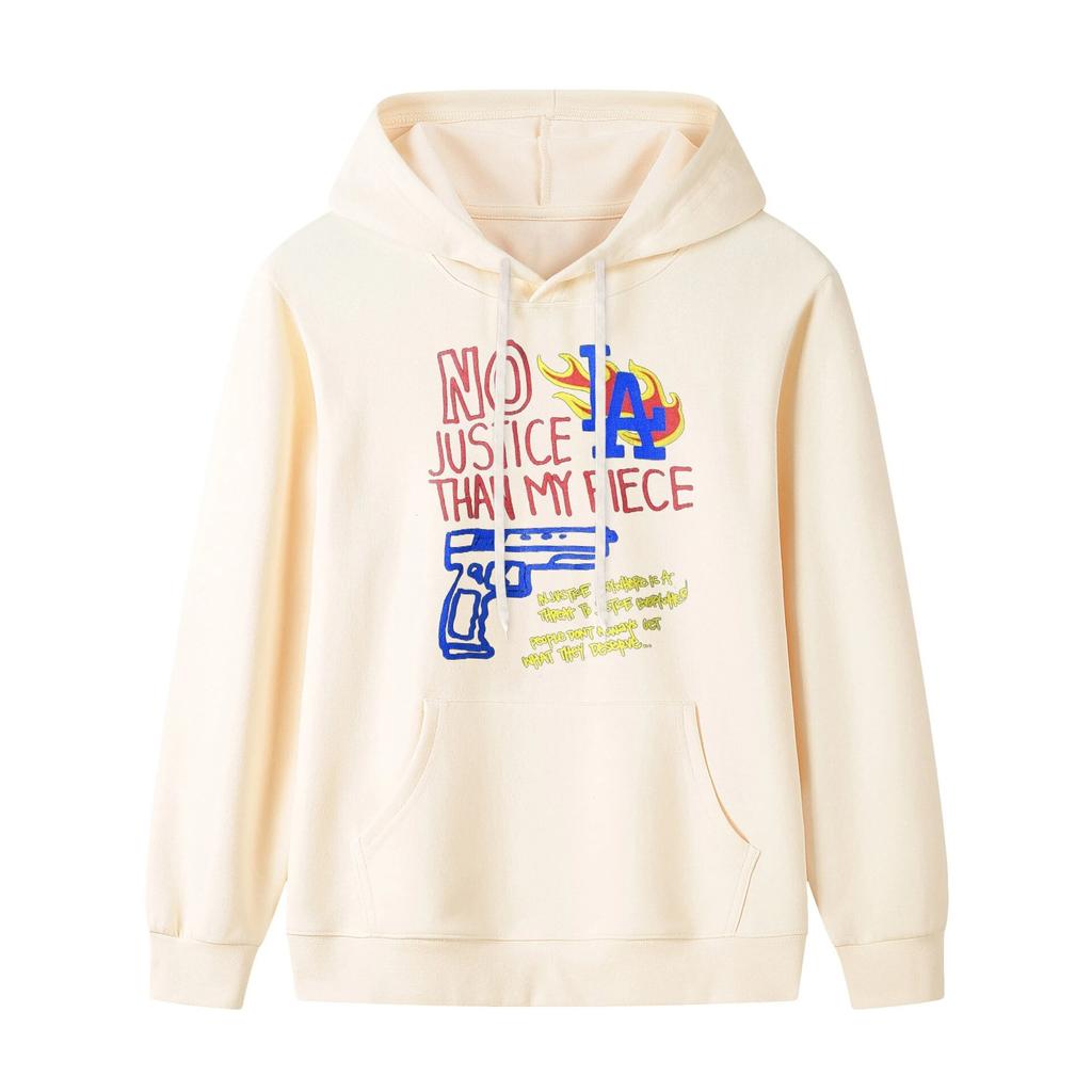 Graphic Printed Hoodie for Unisex and woUnisex Autumn and Winter Harajuku Hooded Sweatshirt for Unisex's Retro Jacket for Street Wear