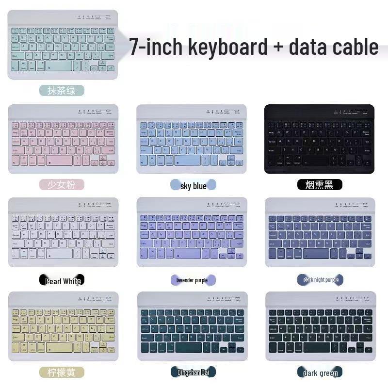 Universal Wireless Silent Bluetooth Keyboard & Mouse Set for iPad, Tablets, and Mobile Phones