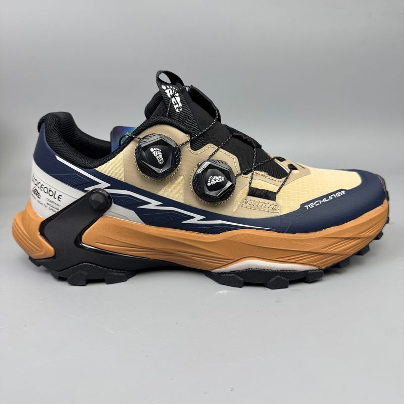 Original Brand Designer Quick Lacing Outdoor Hiking Shoe Top Quality Wearable Walking Shoe Unisex Anti Slip Trekking Hiking Shoe