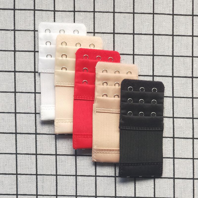 1PC/lot Bra Strap Extender 3 Row 3 Hook Bra Extension Elastic Adjustable Clasp Bar Strap Women's Bra Accessories DakunhuiLC