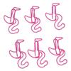 100pcs Paper Clips Multipurpose Bird Shaped Metal Paper Clips Set for Document Classification Rose