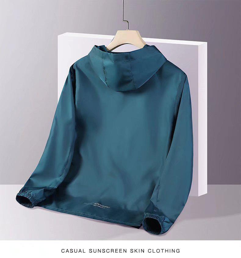 Sonnenschutzjacke aus Eisseide für den Sommer für Herren und Damen – trendig, leicht, atmungsaktiv, perfekt für Freizeitaktivitäten im Freien und zum Angeln.