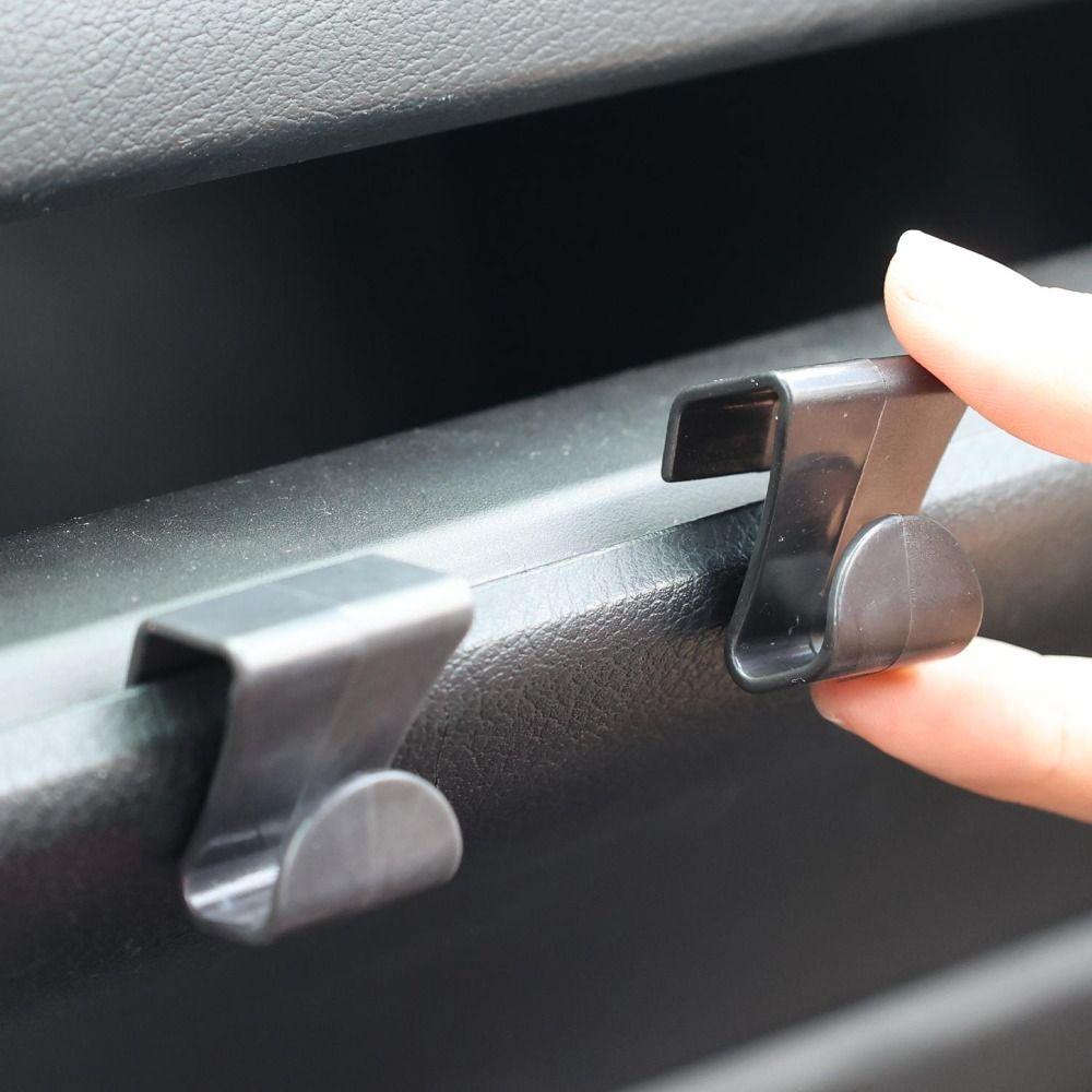 Strong Bearing Car Glove Box Hook Thin Clip Glove Box Organizer Passenger Side Storage