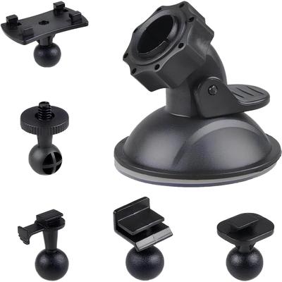 KALOLINNA Drive Recorder Holder Suction Cup for Cars, 5 Different Adapters, Suction Power Car