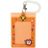 Tamagotchi pass case coil chain photo stand frame card clear both men women commuting school travel festivals outings adults high students children