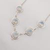 Milky Opal Gemstone Silver Necklace, 925 Sterling Silver Handmade Women Necklace, White Opal Jewelry For Women RN-2-22
