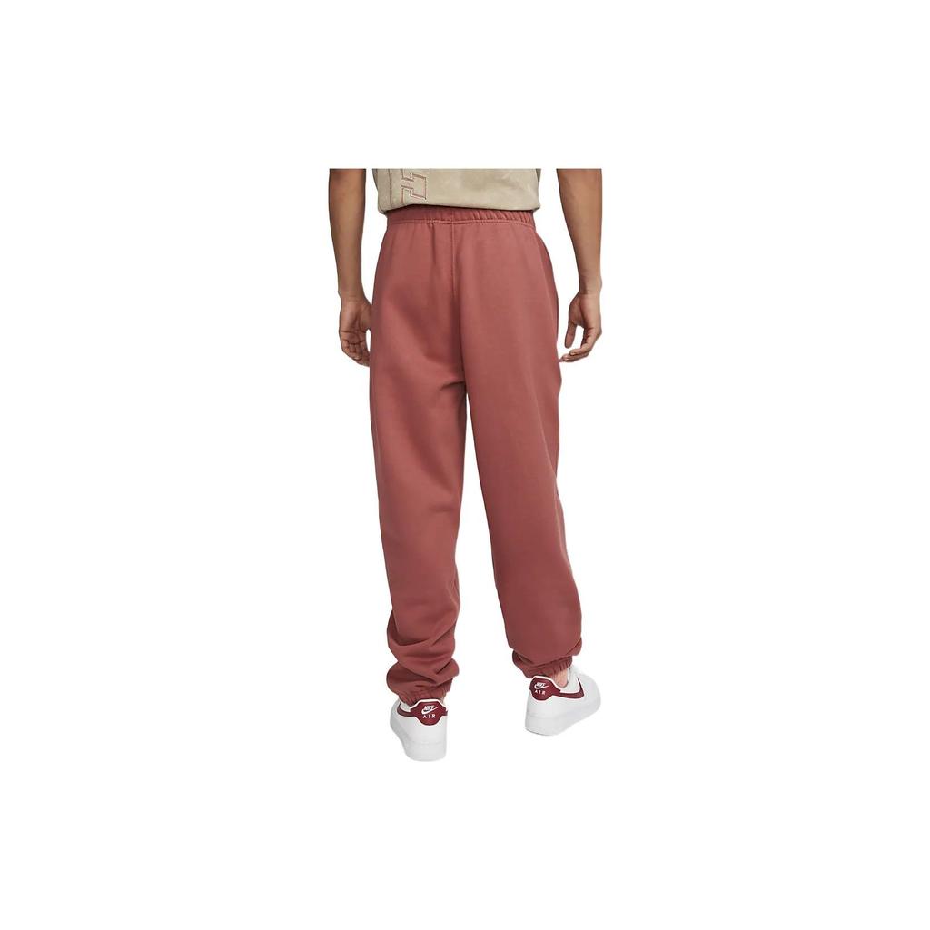 Nike Embroidered Logo Joggers Men Bottoms Rust-Red CW5460-691