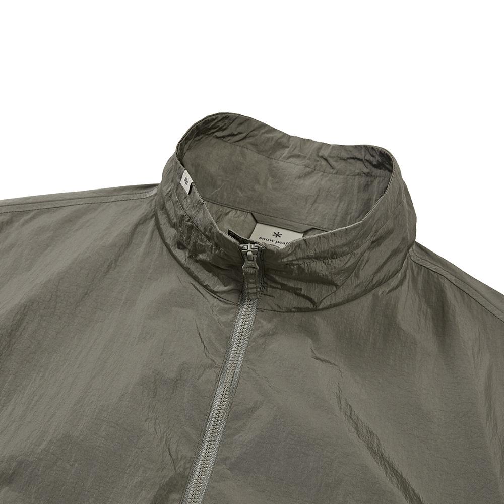 [Snowpeak] Bright Women's Semi Crop Windbreaker Olive (S24MWFWB75)