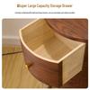 American Retro Floor Lamp with Storage Shelf