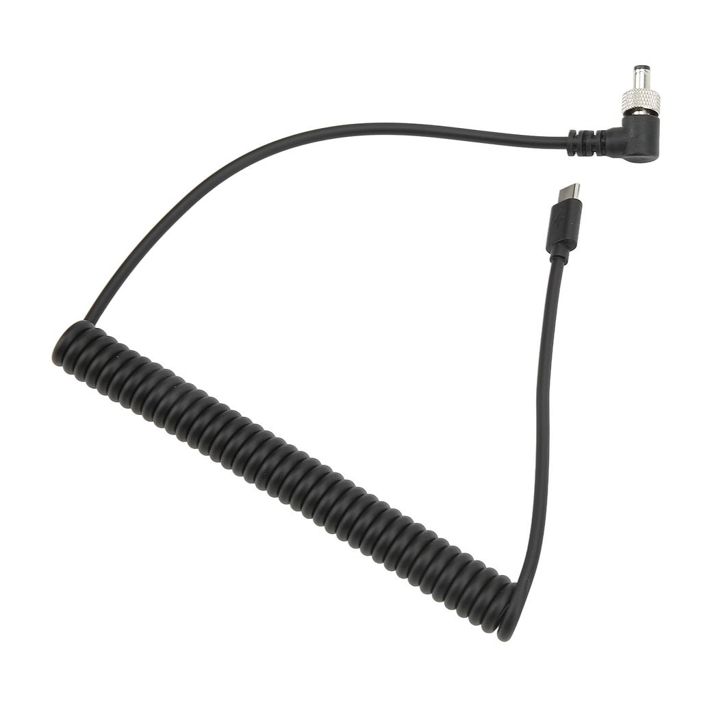 Type C to DC 5.5x2.5mm PD Power Supply Cord 12V Fast Charging Cable with Lock End for Laptop Notebook