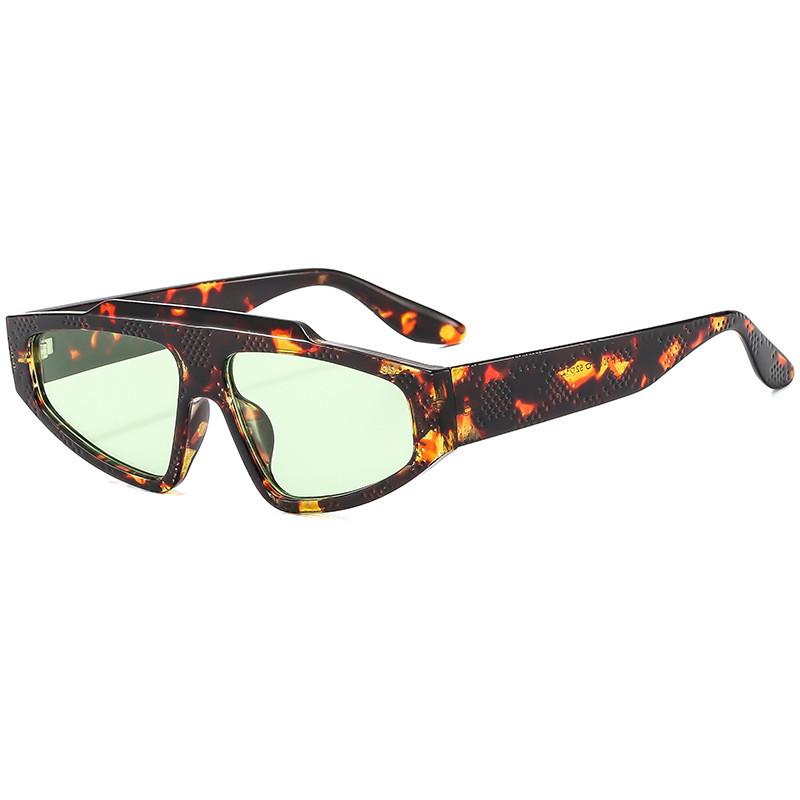 Triangular Sunglasses For Men And Women Uv400 Fashion Outdoor Eyewear With Gray Lenses For Street Style