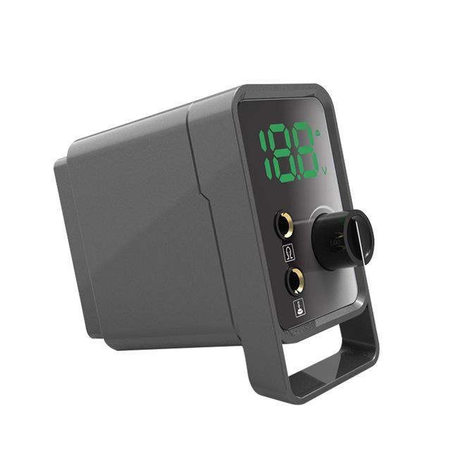 

Профессиональный цифровой блок питания для татуировки с ЖК-дисплеем для тату-машины с кабелем питания чёрный