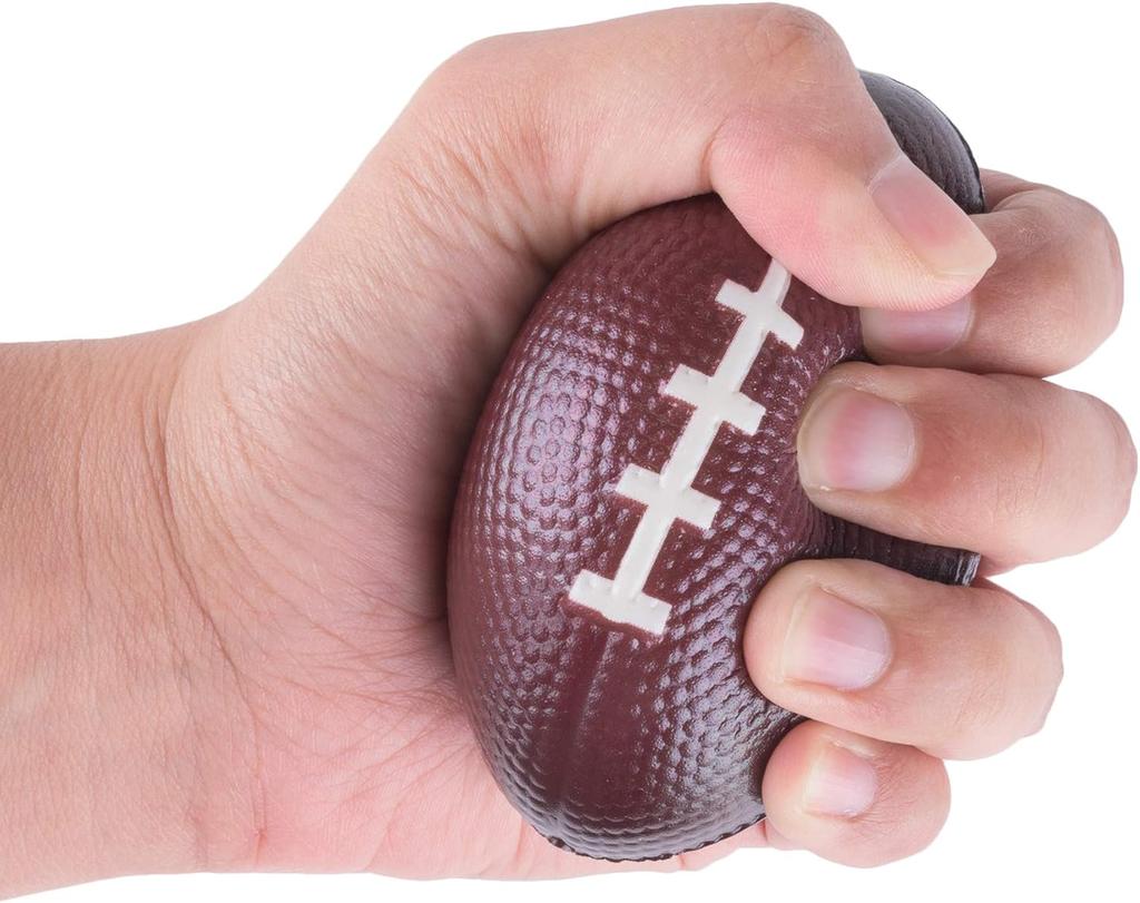 4Pcs Squeeze Ball Toys Sports Theme Kids Birthday Party Favors Goodie Pinata Filler Anti Stress Soccer Basketball Rugby Gifts