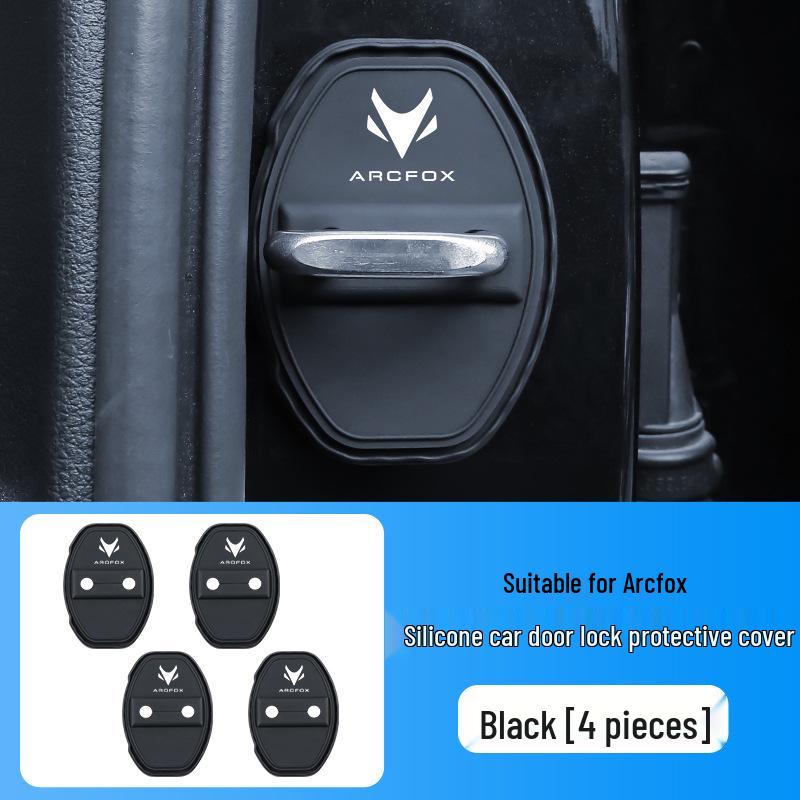 

ARCFOX Alpha T5 Car Door Lock Silicone Protective Cover - Rust-Resistant, Shock-Absorbing, Dustproof Decorative Shield. Other Models Contact for Set of 4