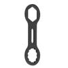 Bike Front Fork Repair Tool Aluminum Alloy Black Mountain Bicycle Cap Disassembly Wrench for Hydraulic Mechanical Fork