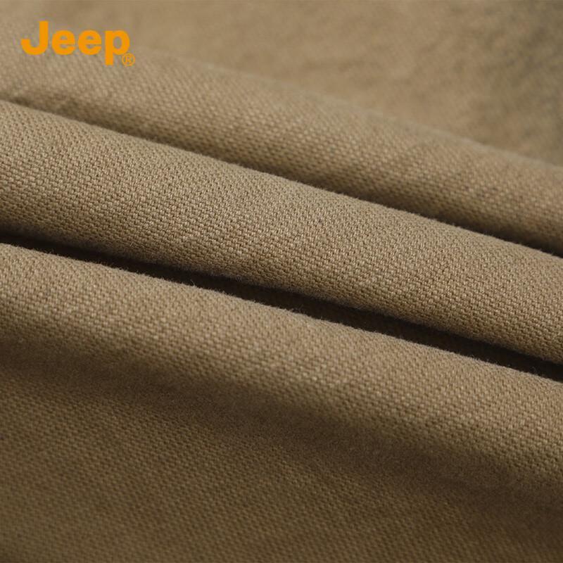 Jeep Men's Cotton Retro Color-block Lapel Jacket