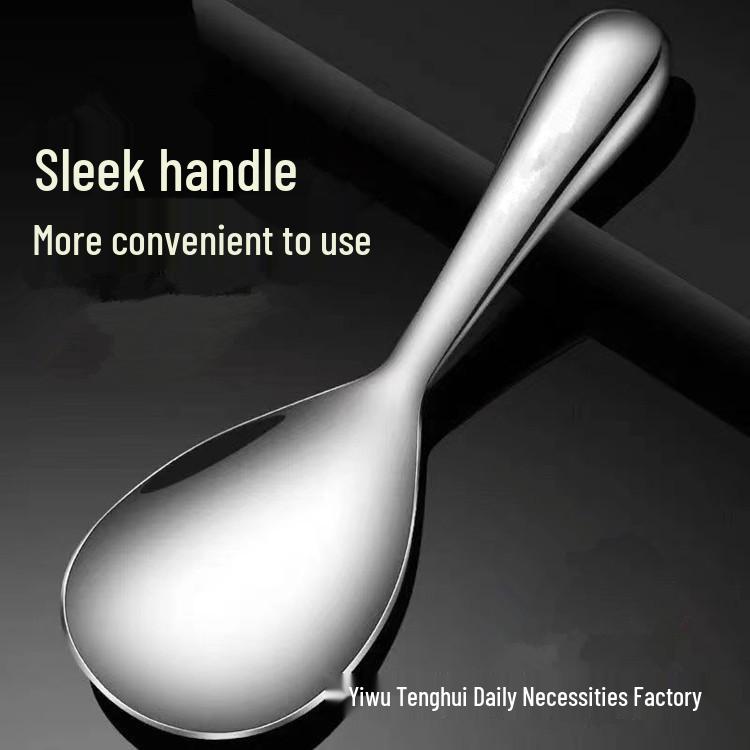High-Value Stainless Steel Non-Stick Large Rice Serving Spoon
