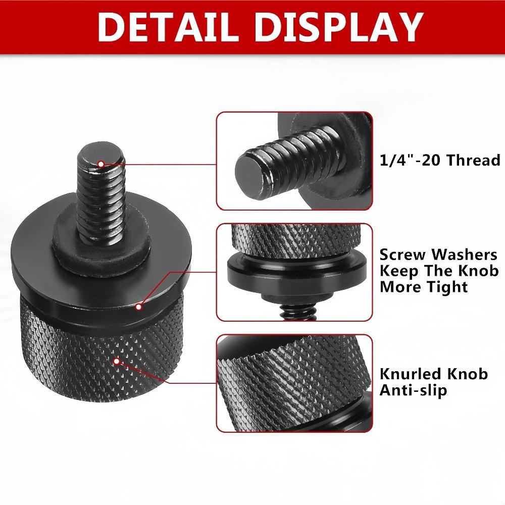 Motorcycle Seat Bolt Tab Screw universal Motorcycle Accessories Motorcycle Rear Fender Quick Mount Screw Knob Cover For Harley