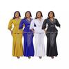 Wish Celebrity Slim Fit Two-Piece Dress Set: Top and Skirt, European and American Style, Plus Size Women's Fashion