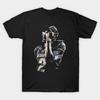 Men Black Print T-shirt Shedeur-Sanders No-Cut Transfer Paper Print Cotton Tshirt