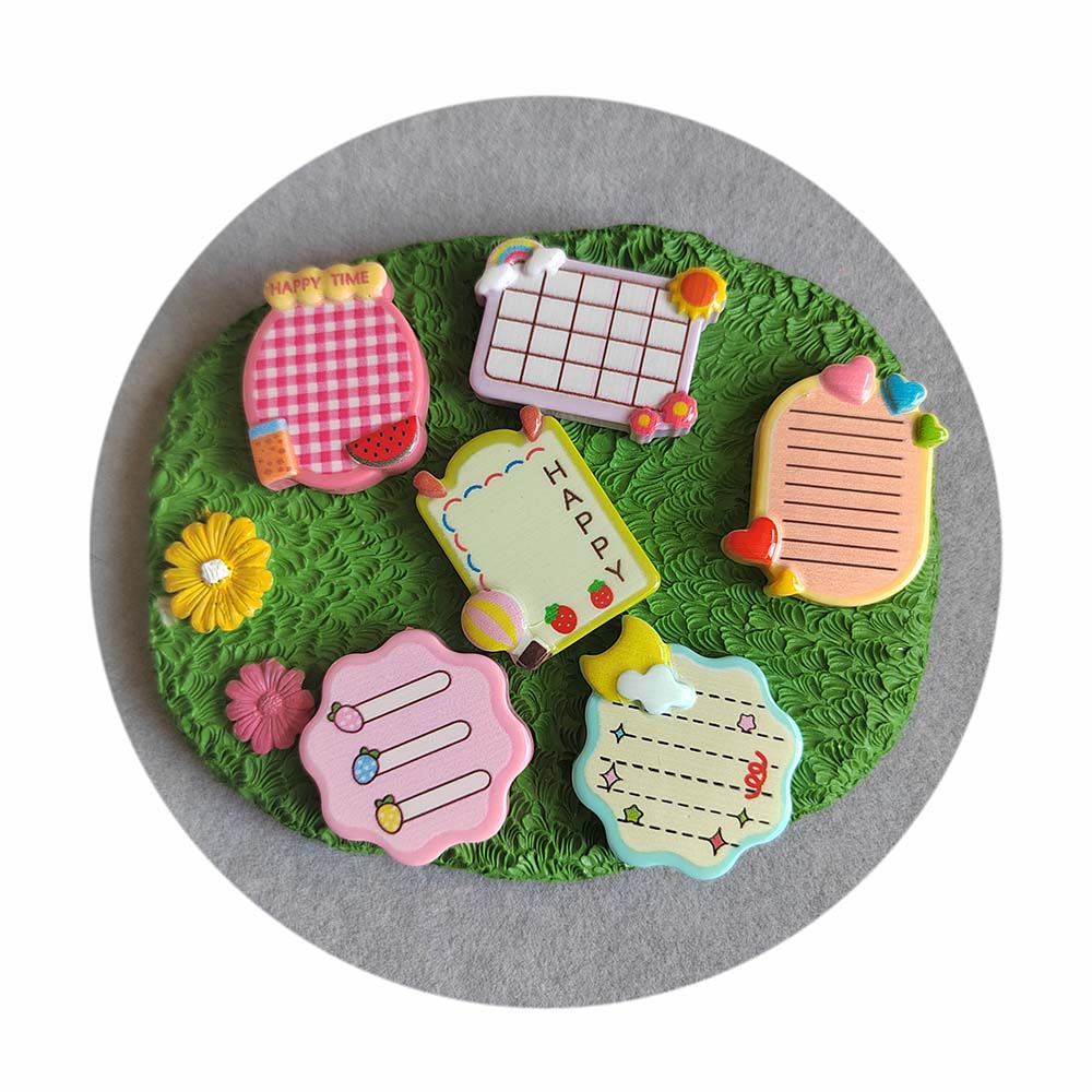100Pcs Assorted Back to School Notebook Flatback Resin Cabochons Cartoon Notebook Flatbacks for Jewelry Making Embellishment