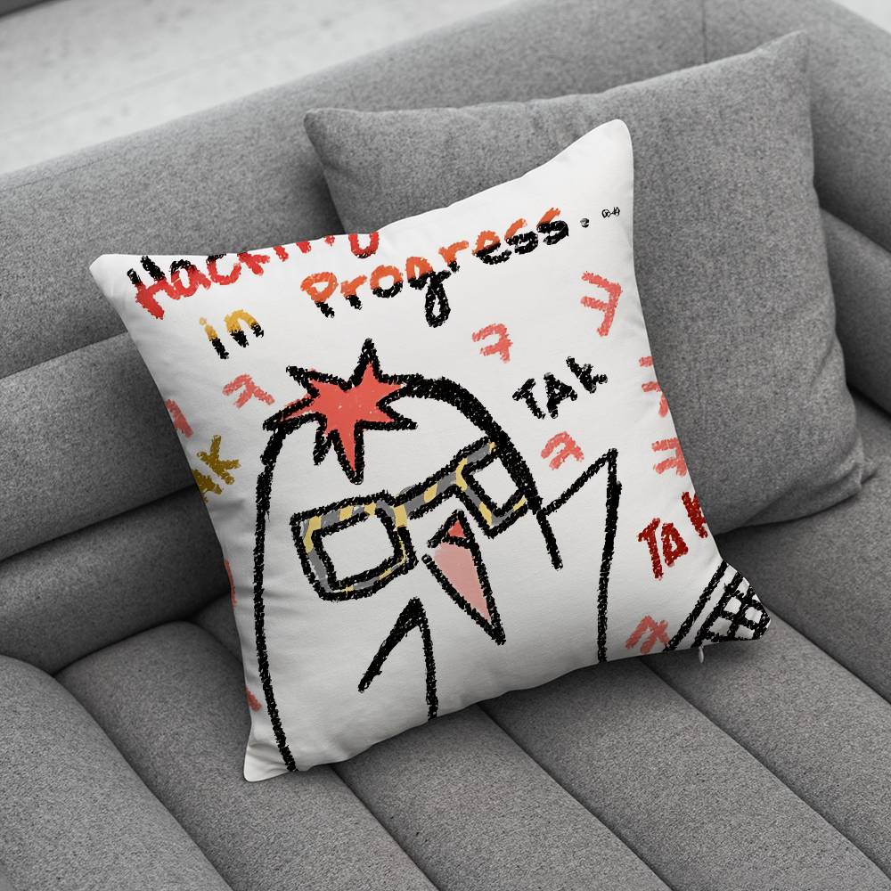 Anime Mystic Messenger Game 707 Pillow Case Antidustmite Pillowcase Invisible zipper silky short plush Sofa cushion cover