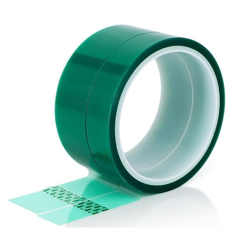 33M/Roll Green PET Film Tape High Temperature Heat Resistant PCB Solder SMT Plating Shield Insulation Protection