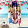 Ai Hoshino 2D Flat Print Beach Towel, Large Soft Quick Dry Towel for Beach Camping SwimmingDSTJ0925477