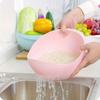 1PC Multifunctional Modern Drain Basket Fruitsvegetablesrice and Cereals Kitchen Storageboxandstoragecabinetkitchen Accessories