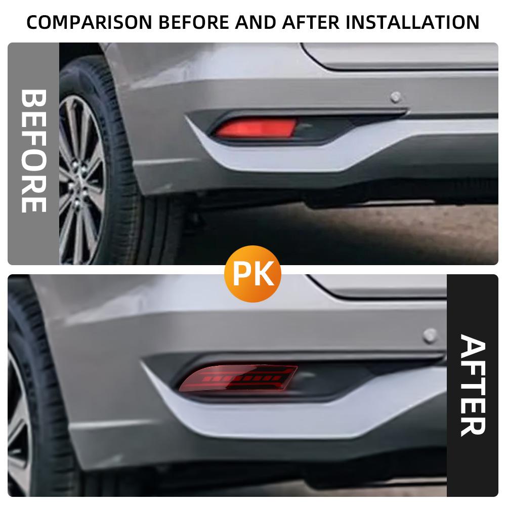 For Toyota Avanza 2025 2025 2025 Rear Bumper Light Turn Signal LED Lights Brake Reversing Lamp 2Pcs Reflector Accessories
