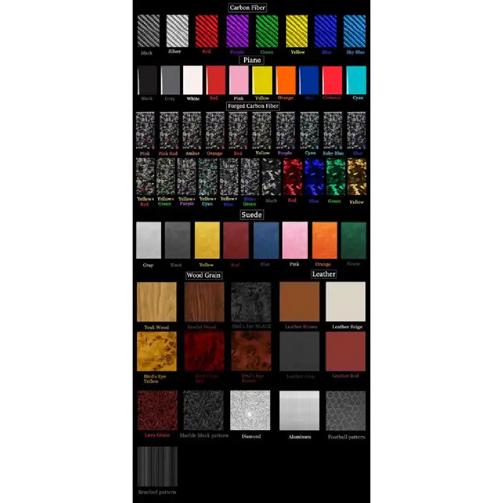 Carbon Fiber Car Accessories Engine Sides Air Vent Panel Interior Cover Tirm Modified Sticker For Chevrolet Corvette C8 +