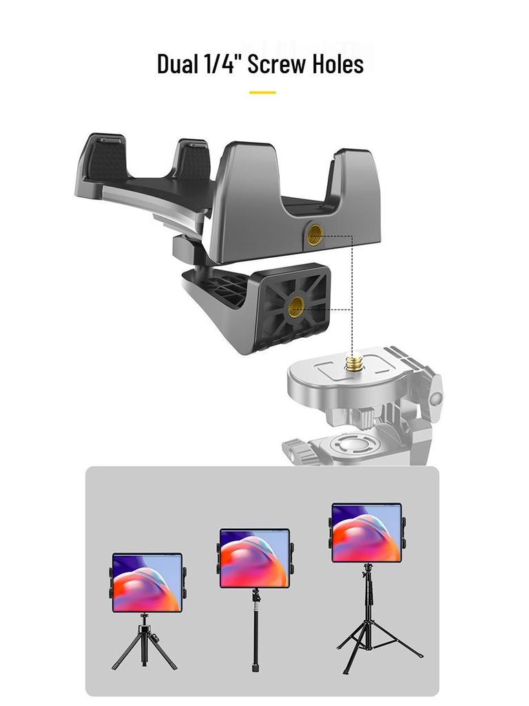 360° Rotating Phone & Tablet Holder for Live Broadcasts