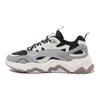 Fila Tiny Rumble V2 Comfortable Daily Shock Absorbing Wear Resistant Low Top Casual Shoes Unisex Sneaker Black White Gray 1JM02757F_021