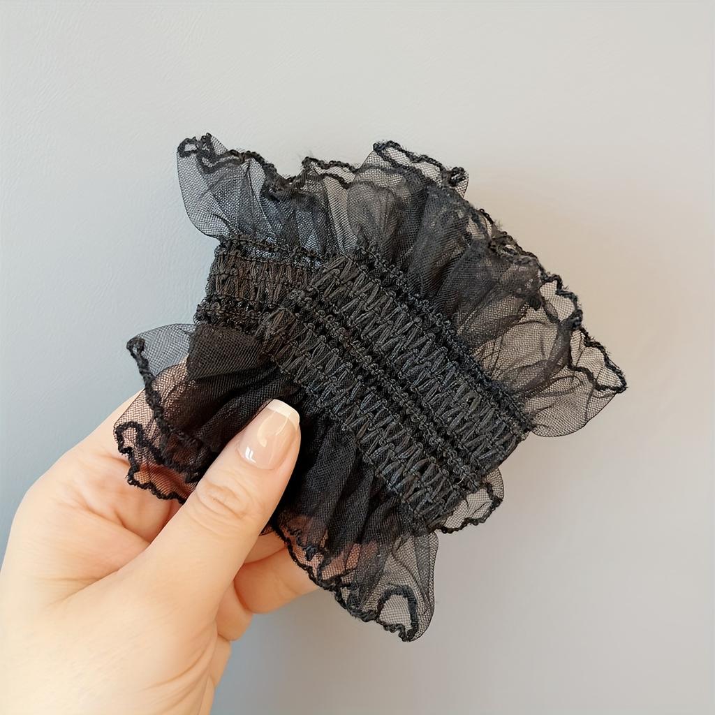 1Pair Lolita Style JK Loli Girl Wrist Cute Hand Sleeve Lace Cuff Cuff Cuff Decoration