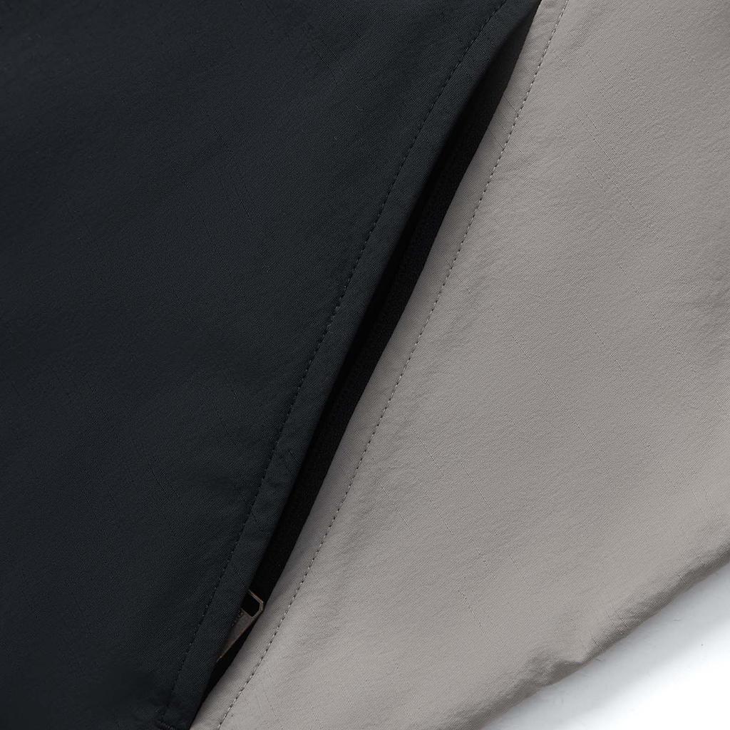 Li Ning Comfortable Casual Simple Loose Stand Collar Zipper Jacket Men Jacket Black AFDV127-3