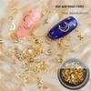 Japanese-Style Metal Nail Art: Star, Moon, Hollow Starfish, and Round Rivets