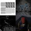 72Pcs Bike Reflective Stickers Reflective Decals Self-Adhesive Waterproof Reflective Tape Night Safety Sticker Reflector