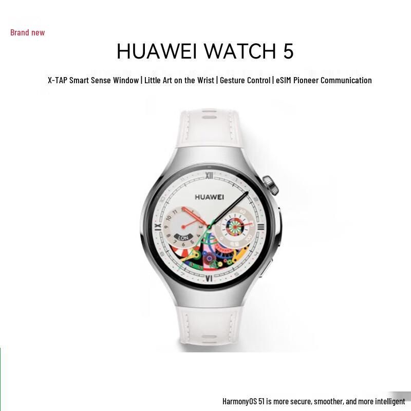 HUAWEI WATCH 5 Smartwatch 42mm with Health Monitoring (CN version)