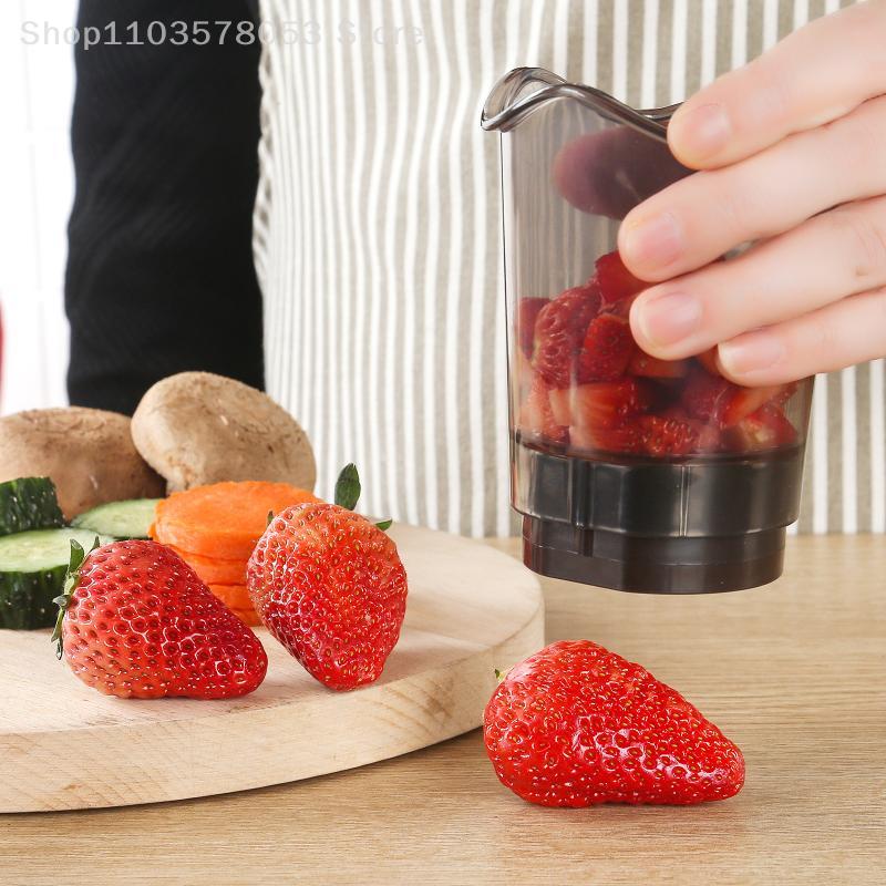 1Set Vegetable Fruit Slicer Cup ABS 3 Types Food Cutter Tool Multi-Function Kitchen Gadgets And Accessories Easy To Clean