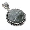 Lodolite Quartz Gemstone Handmade 925 Sterling Silver Jewelry Pendant 1.97" SU-10787