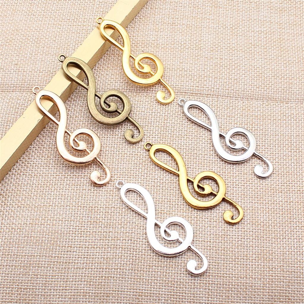 Jewelry Crafts Music Note Charms Alloy Pendants For Concert Collector
