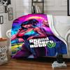 Grand Theft Auto Blanket Soft Warm Cozy Perfect for Picnics Seaside Couch All-Season Use Playful Design Gift for Travel Home Birthdays